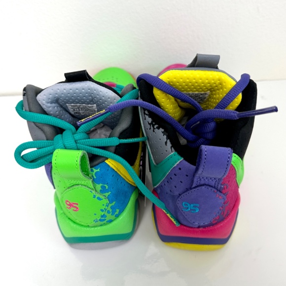 Reebok Kamikaze II NERF NERFOOP New Basketball Shoes Size 4 - Picture 8 of 16